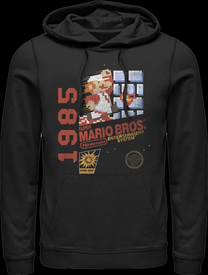 1985 Cartridge Art Super Mario Bros. Hoodie