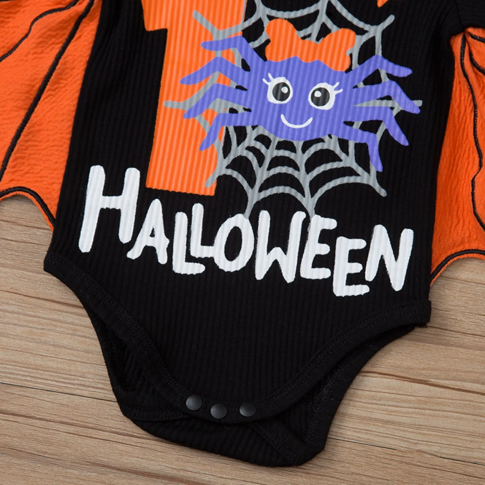 3PCS Baby Halloween Romper My 1st Halloween Tulle Skirt w/ Headband