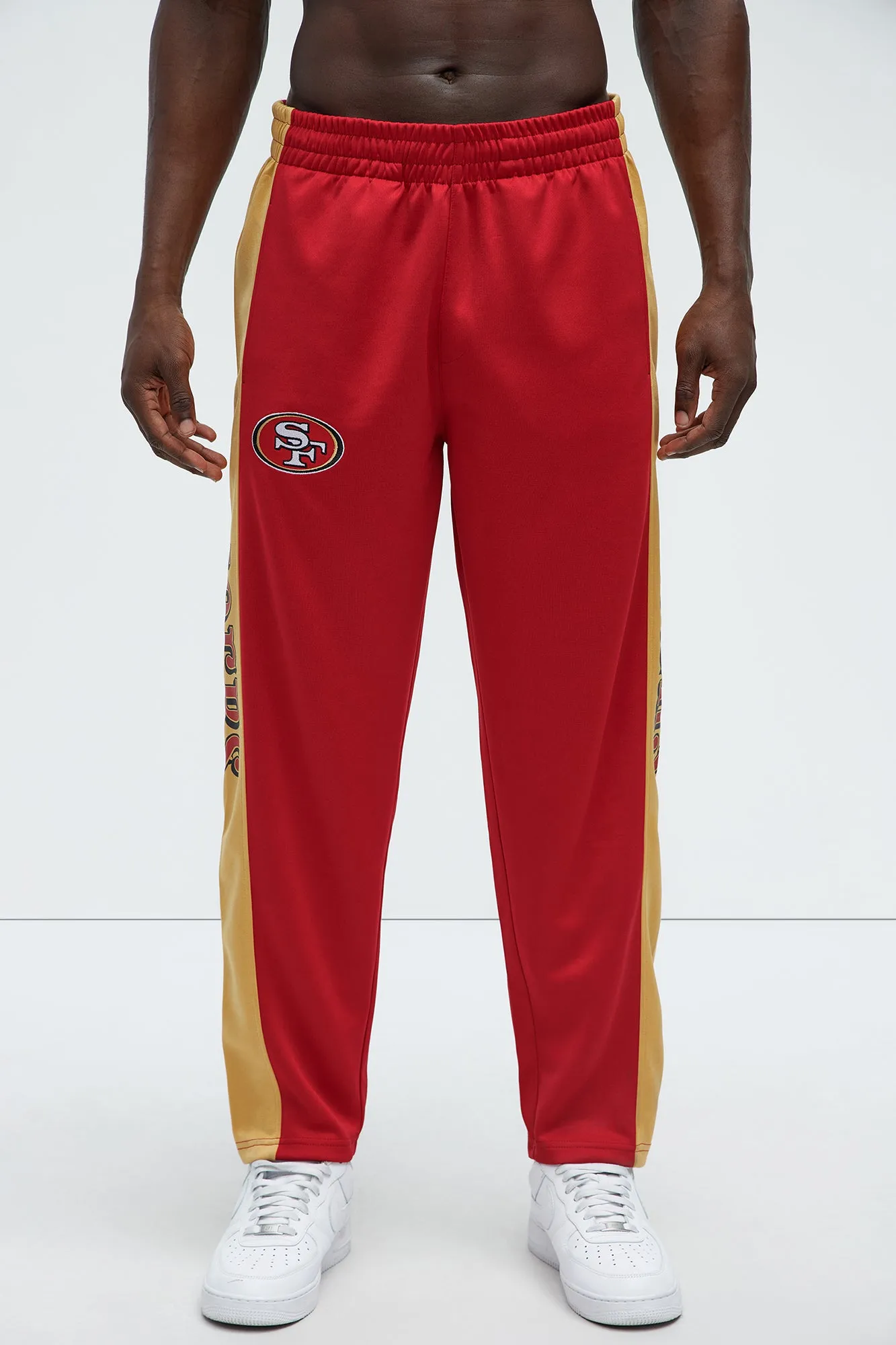 49ers Stand By Track Pants - Red/combo