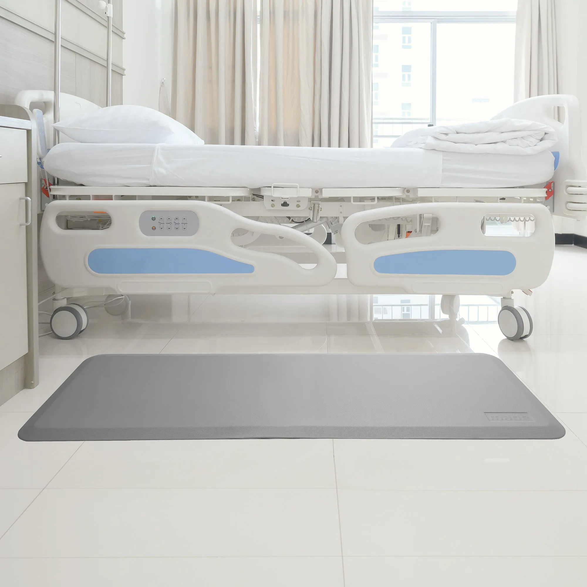 73" x 24" Bedside Non-Slip Fall Mat, Anti Skid Pad for Elderly