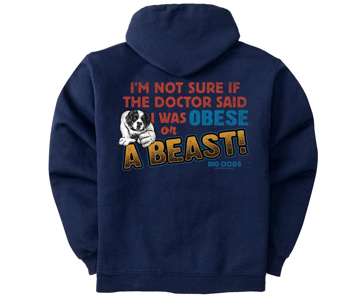 A Beast Graphic Hoodie