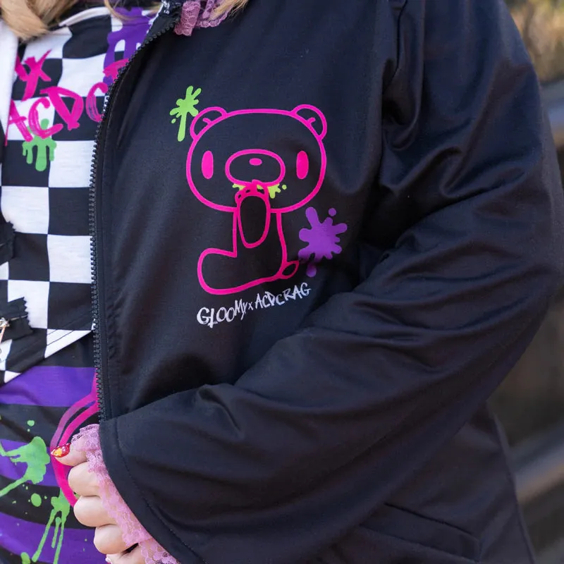 ACDC RAG & Gloomy Bear plus size vivid bear ears hoodie