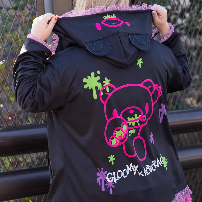 ACDC RAG & Gloomy Bear plus size vivid bear ears hoodie