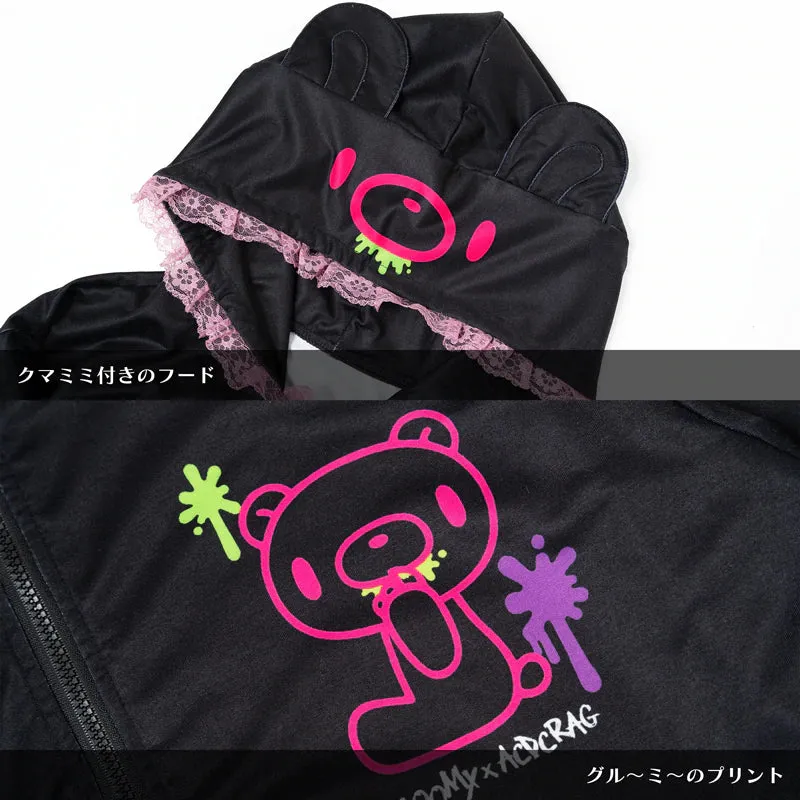 ACDC RAG & Gloomy Bear plus size vivid bear ears hoodie