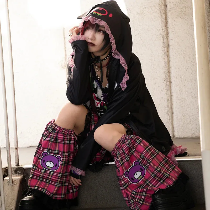 ACDC RAG & Gloomy Bear vivid bear ears hoodie