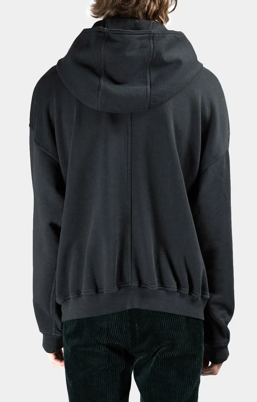 Activewear /Sportswear Oversized Drop Shoulder Hooded Sweatshirt Slashed Hoodie / College Sweatshirt / drop shoulders-BB033