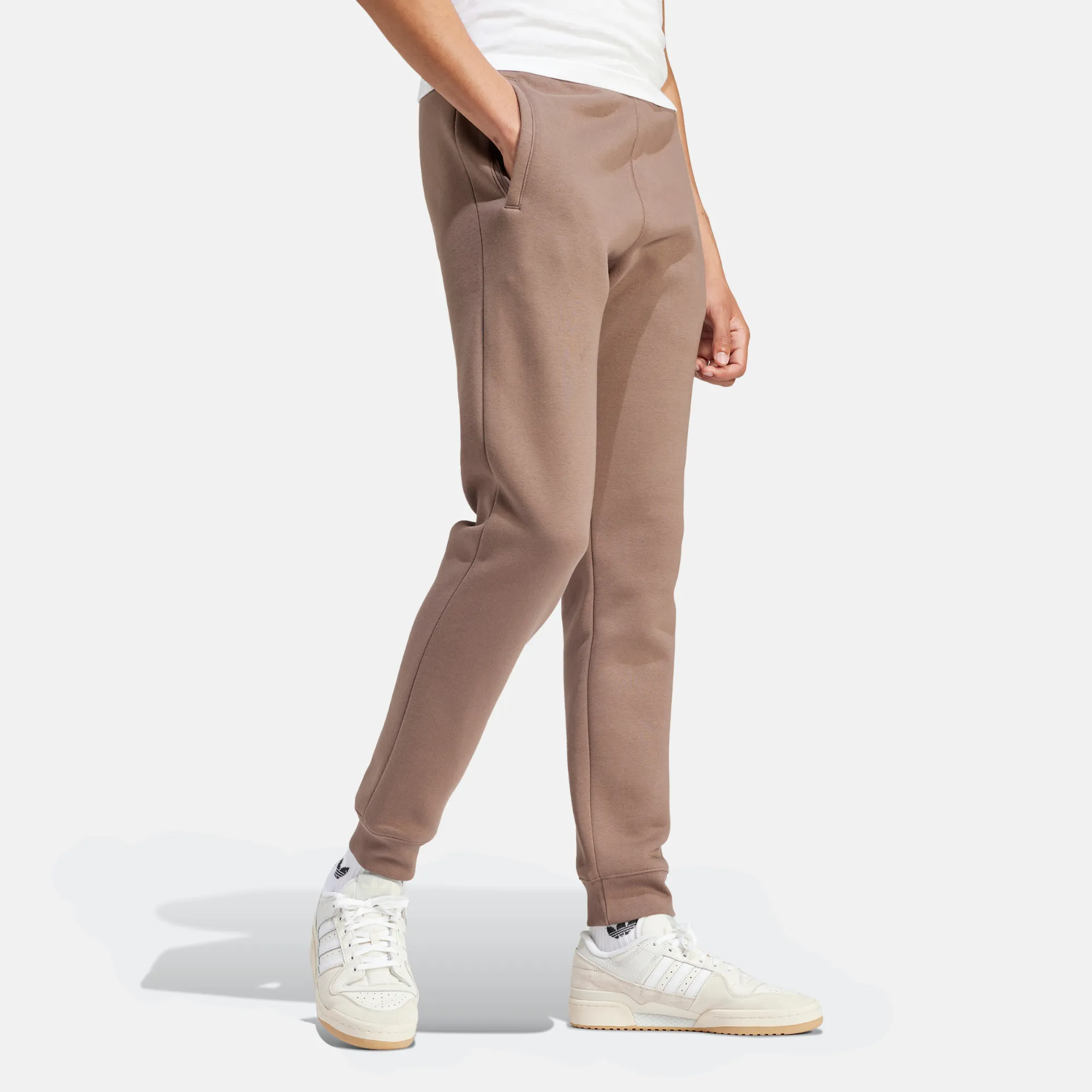 Adidas Trefoil Essentials Brown Sweatpants