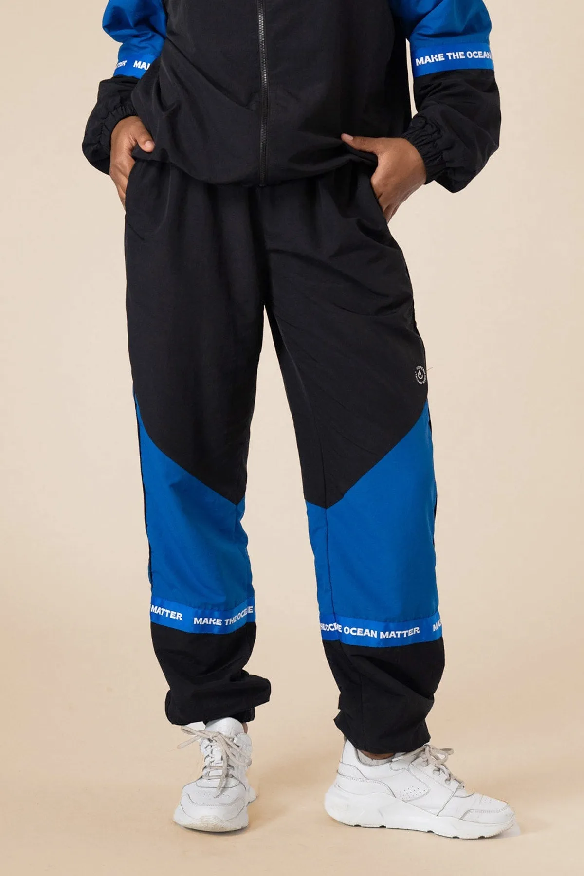 Adventure Tracksuit Pants Black/Blue