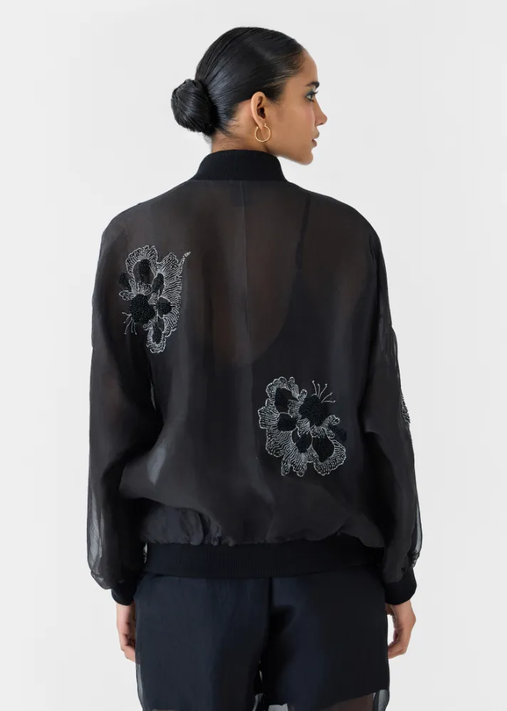 Ajisai Organza Bomber