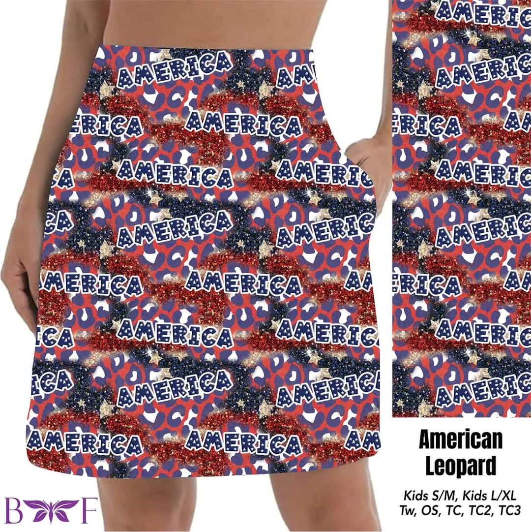 American Leopard skort