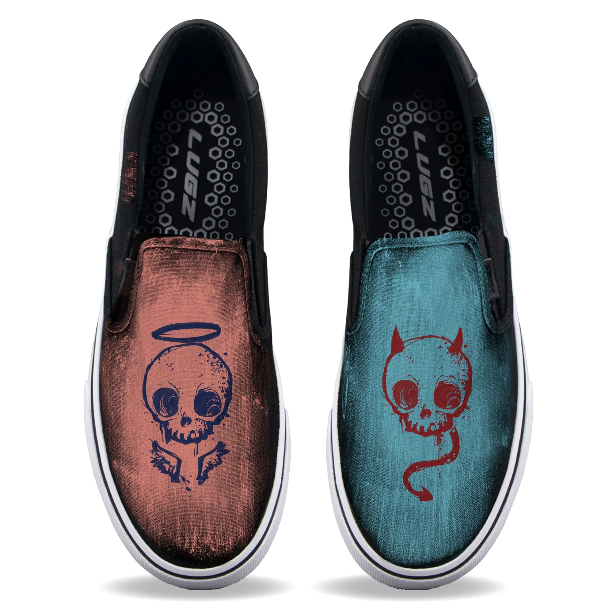 Angel & Devil Unisex Slip-Ons