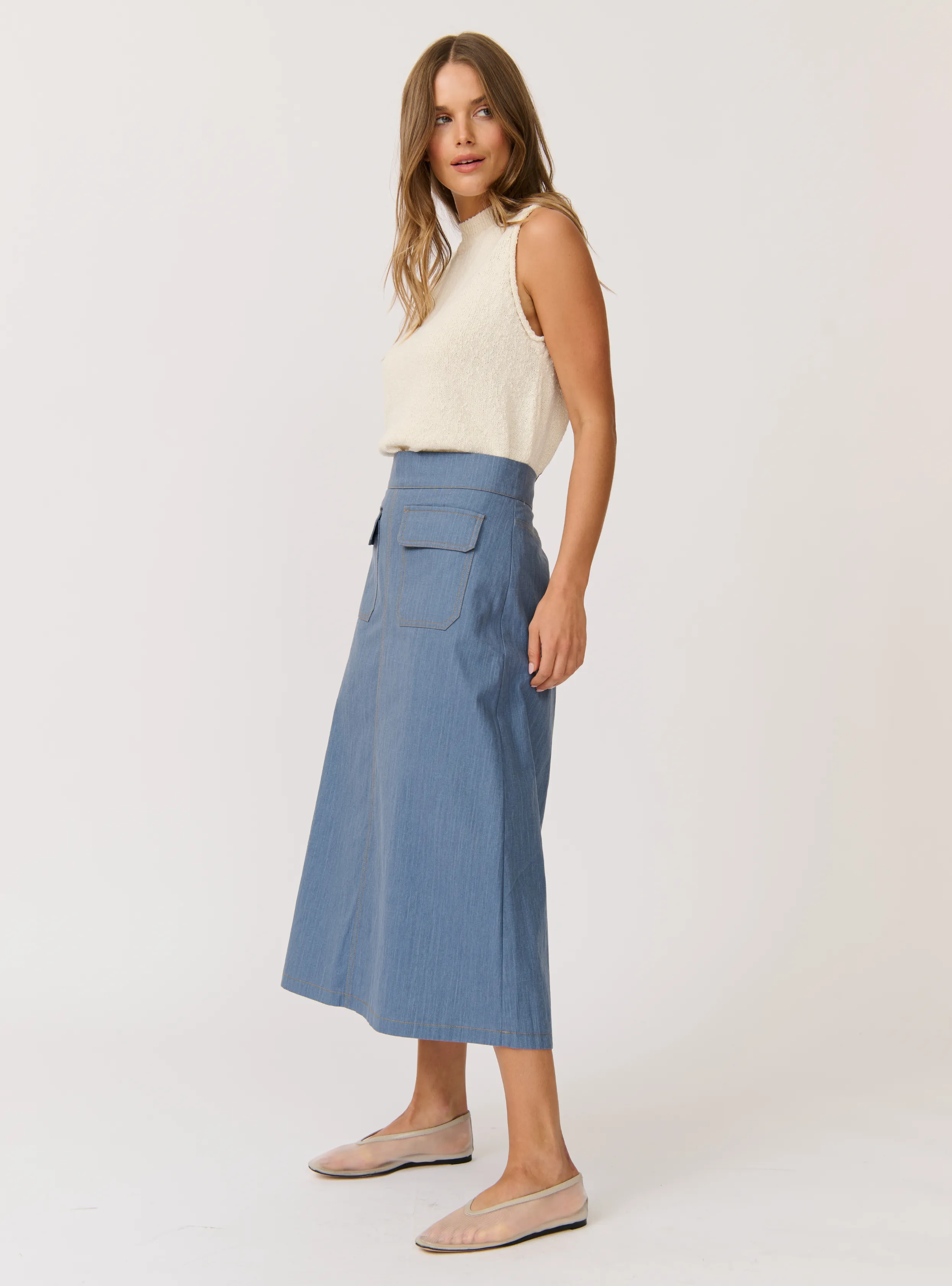 ASTRID SKIRT - Denim