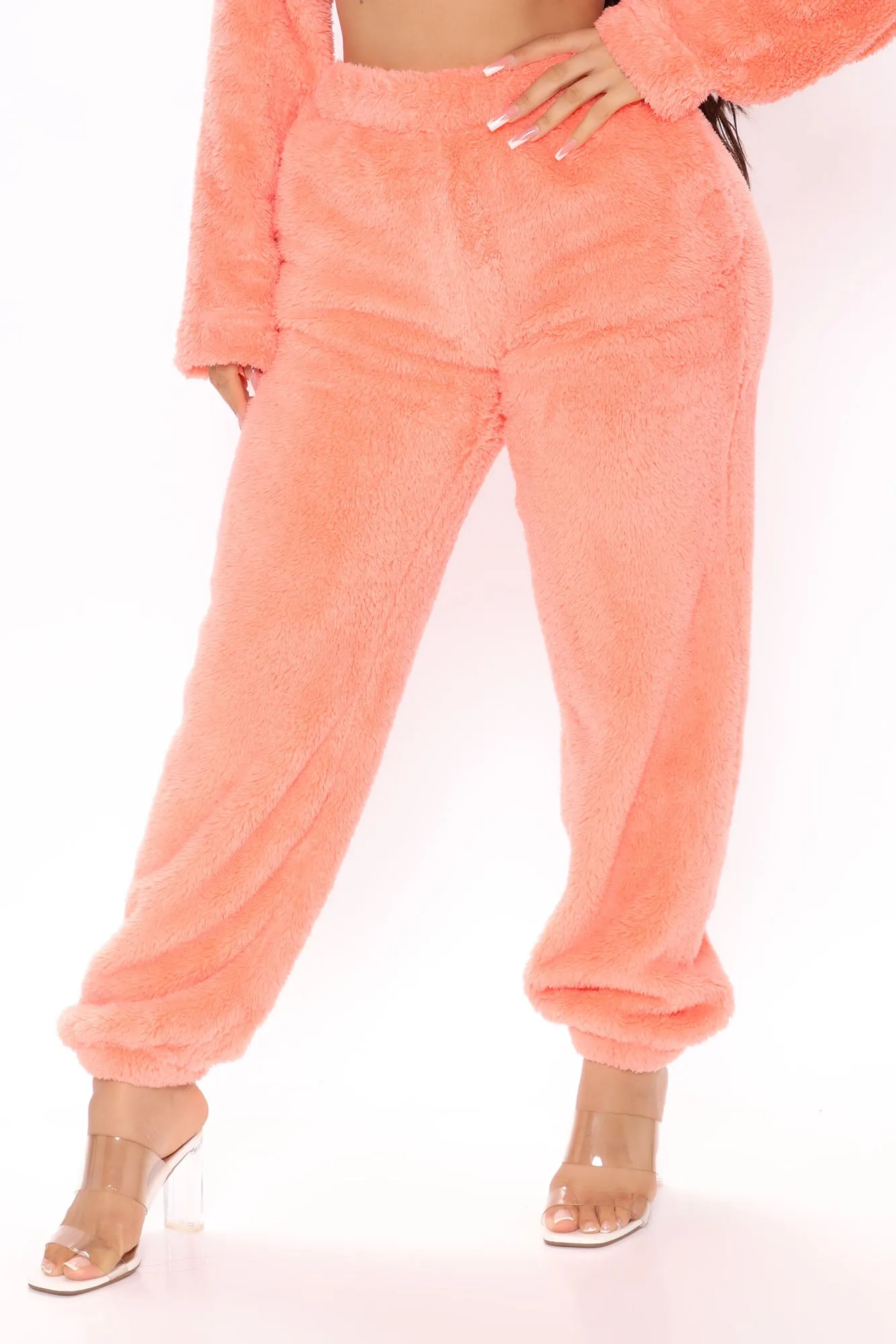 At It Again Jogger - Peach