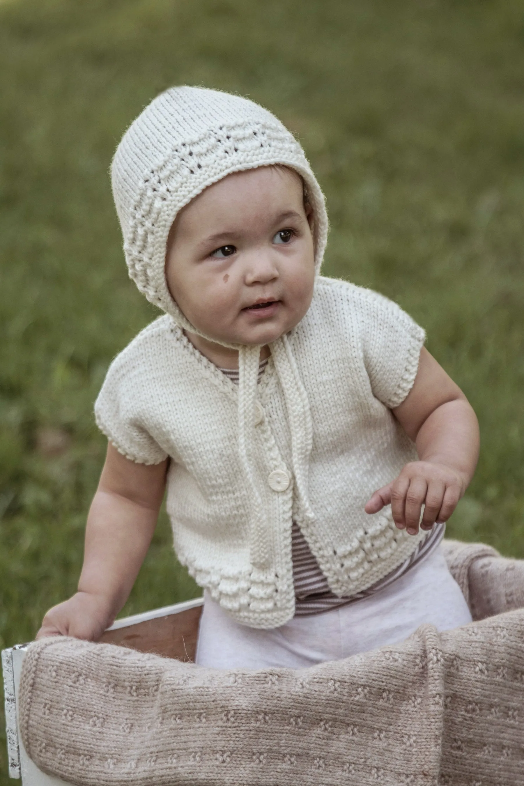 Ava Vest and Bonnet