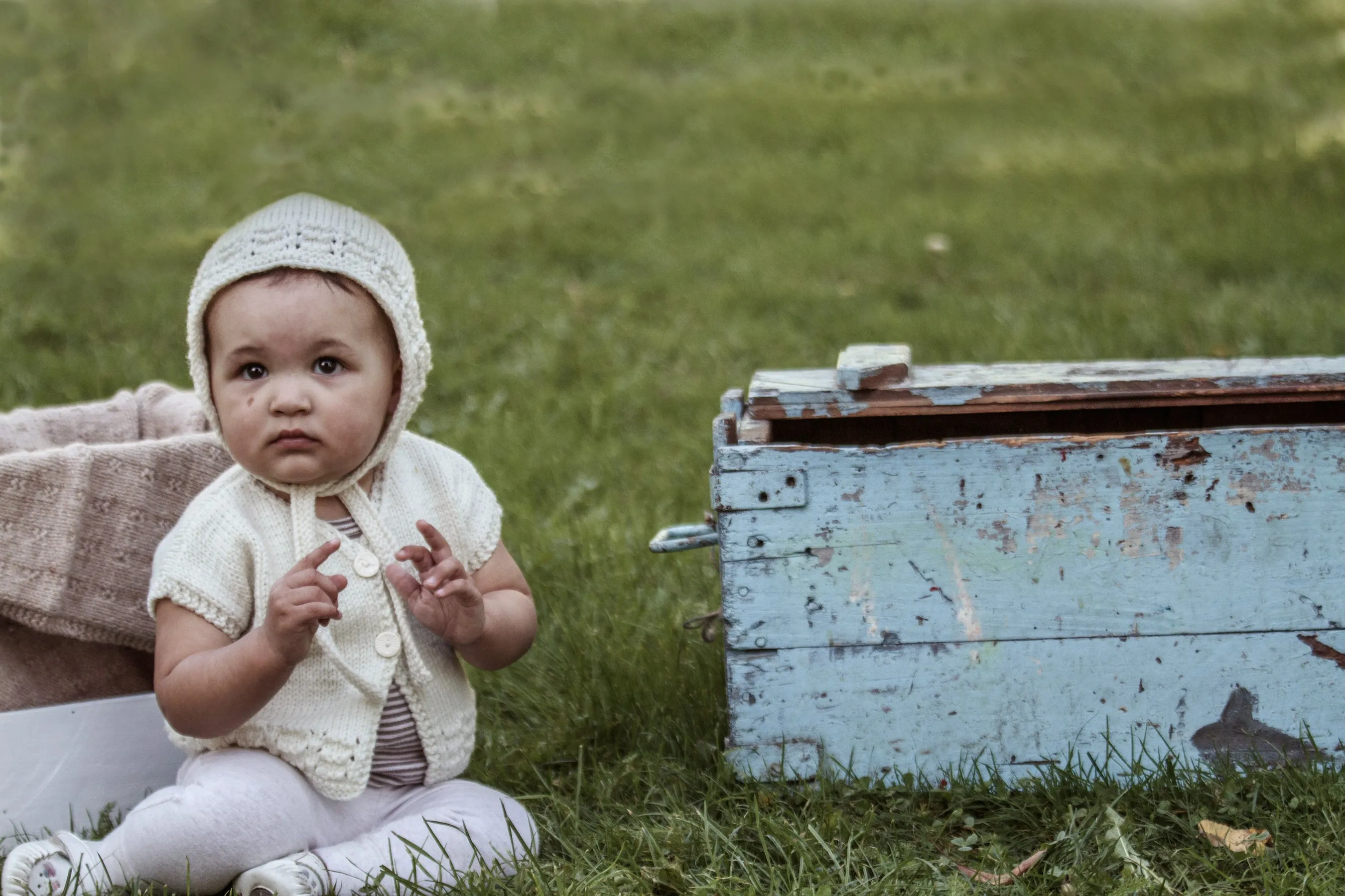 Ava Vest and Bonnet