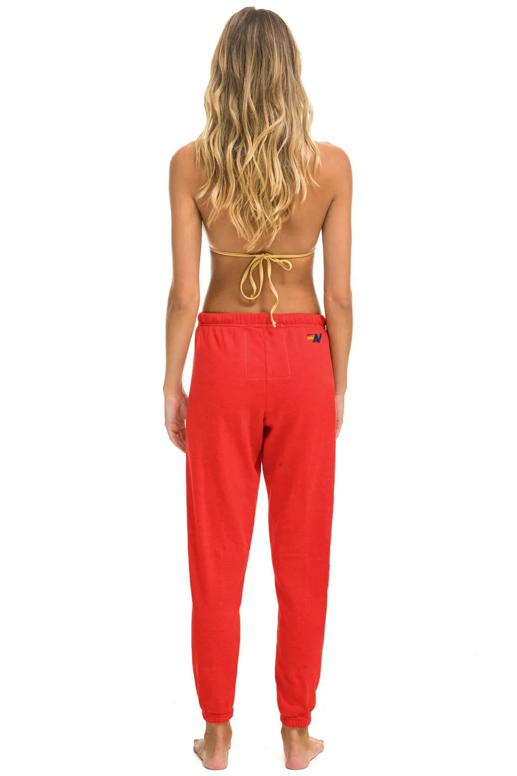 AVIATOR NATION LA JOLLA SWEATPANTS - RED