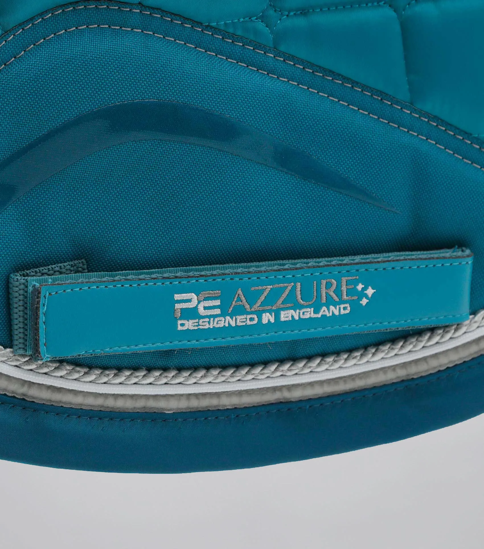 Azzure Anti-Slip Satin Dressage Square Turquoise