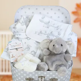 Baby Shower Gifts Trunk - Elegant Elephant