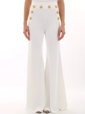 Balmain Embellished Flared Trousers