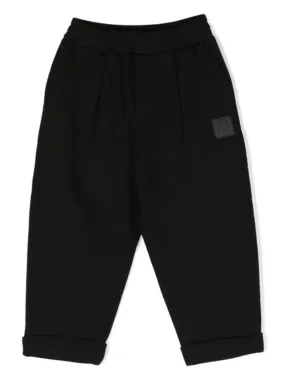 Balmain Kid's Sweatpants Black BS6Q70-J0246-930