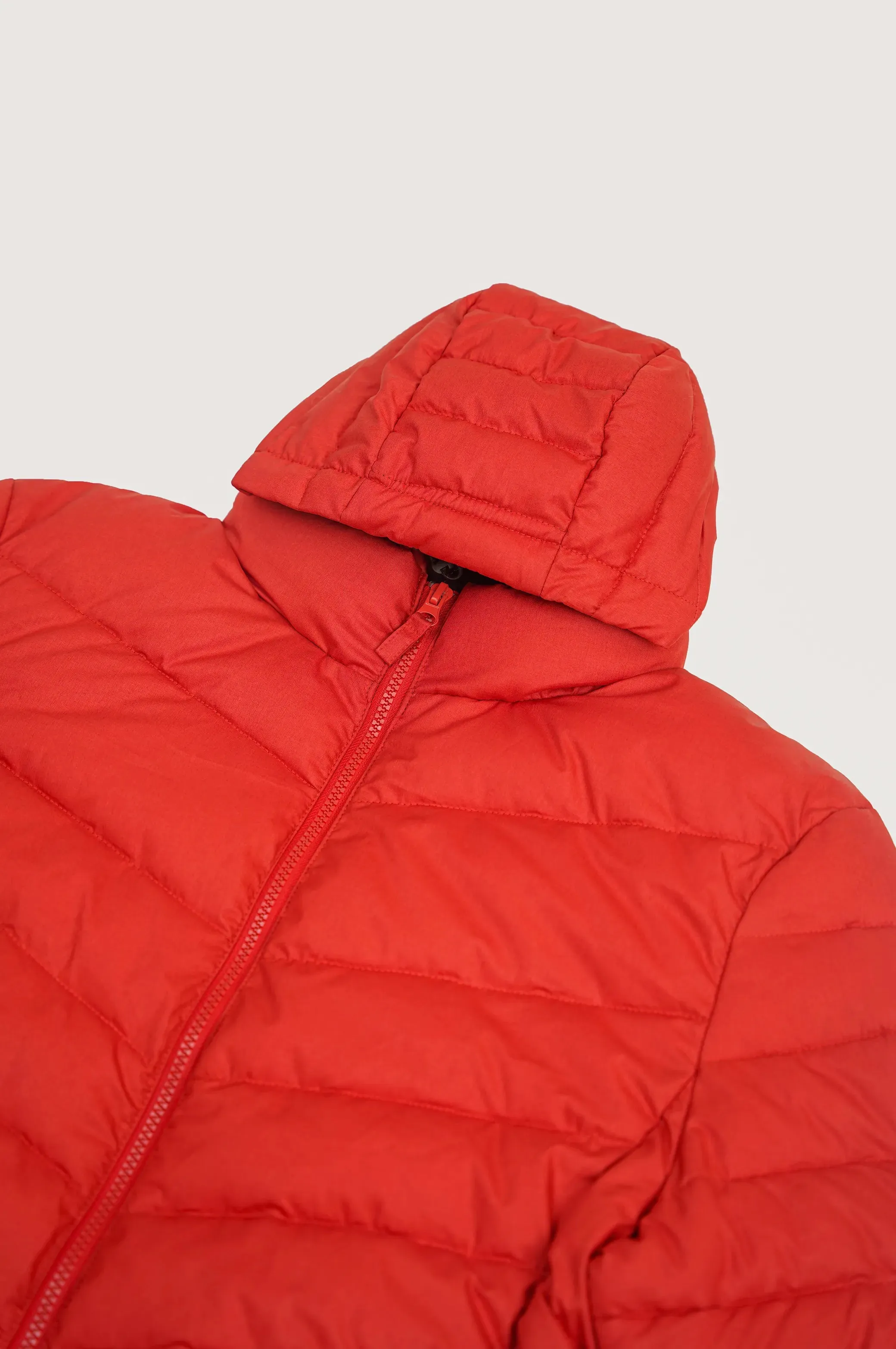 BASIC PUFFER HOODED JACKET