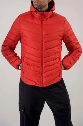 BASIC PUFFER HOODED JACKET