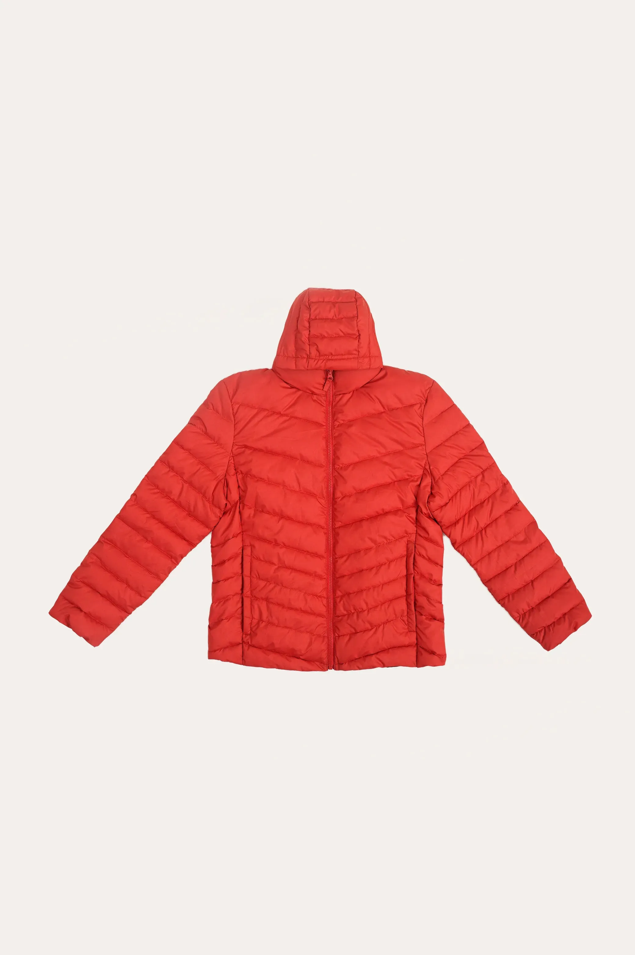 BASIC PUFFER HOODED JACKET