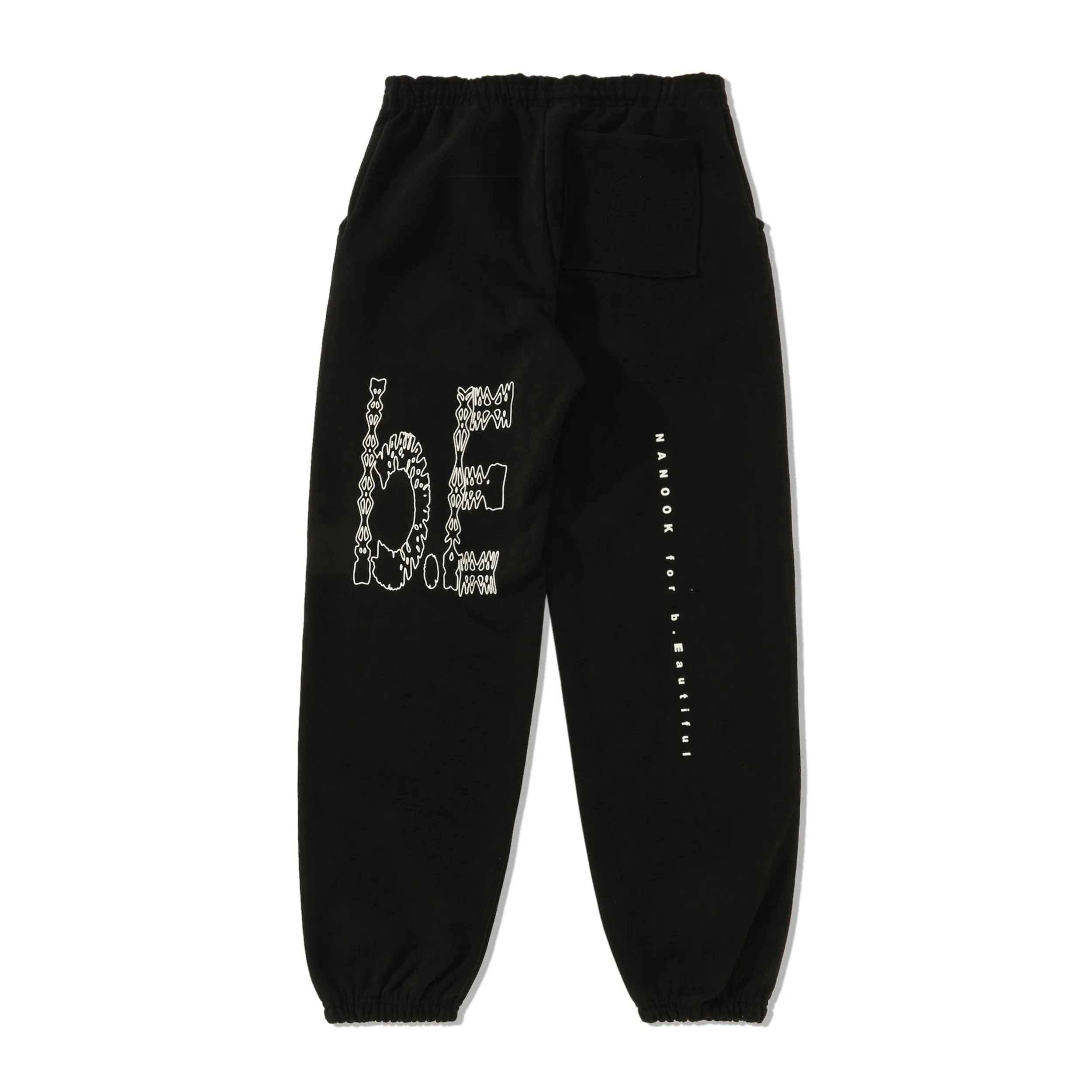 b.Eautiful x NANOOK Bigfoot Sweatpants, Black