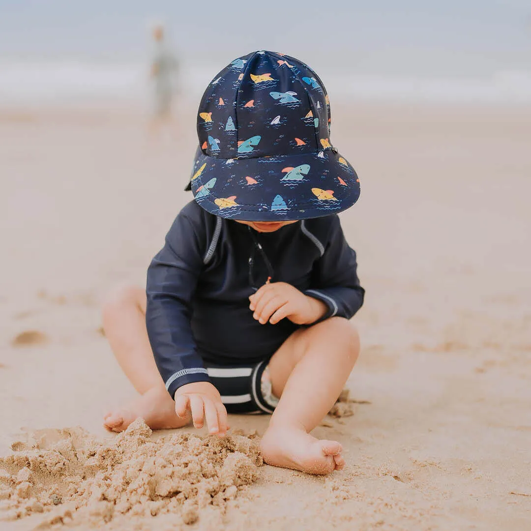 Bedhead Kids Beach Legionnaire Hat - Shark