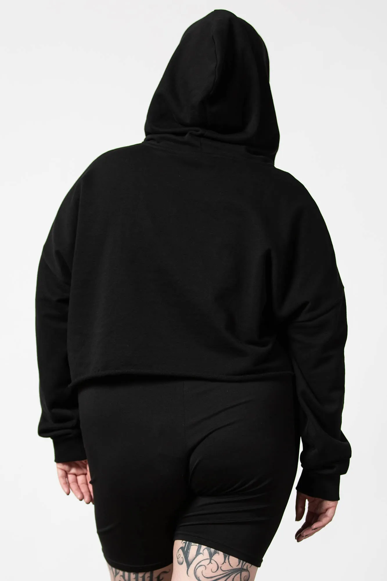 Bellow Cropped Hoodie [PLUS]