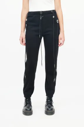 Black Bolo Tie Sweatpant