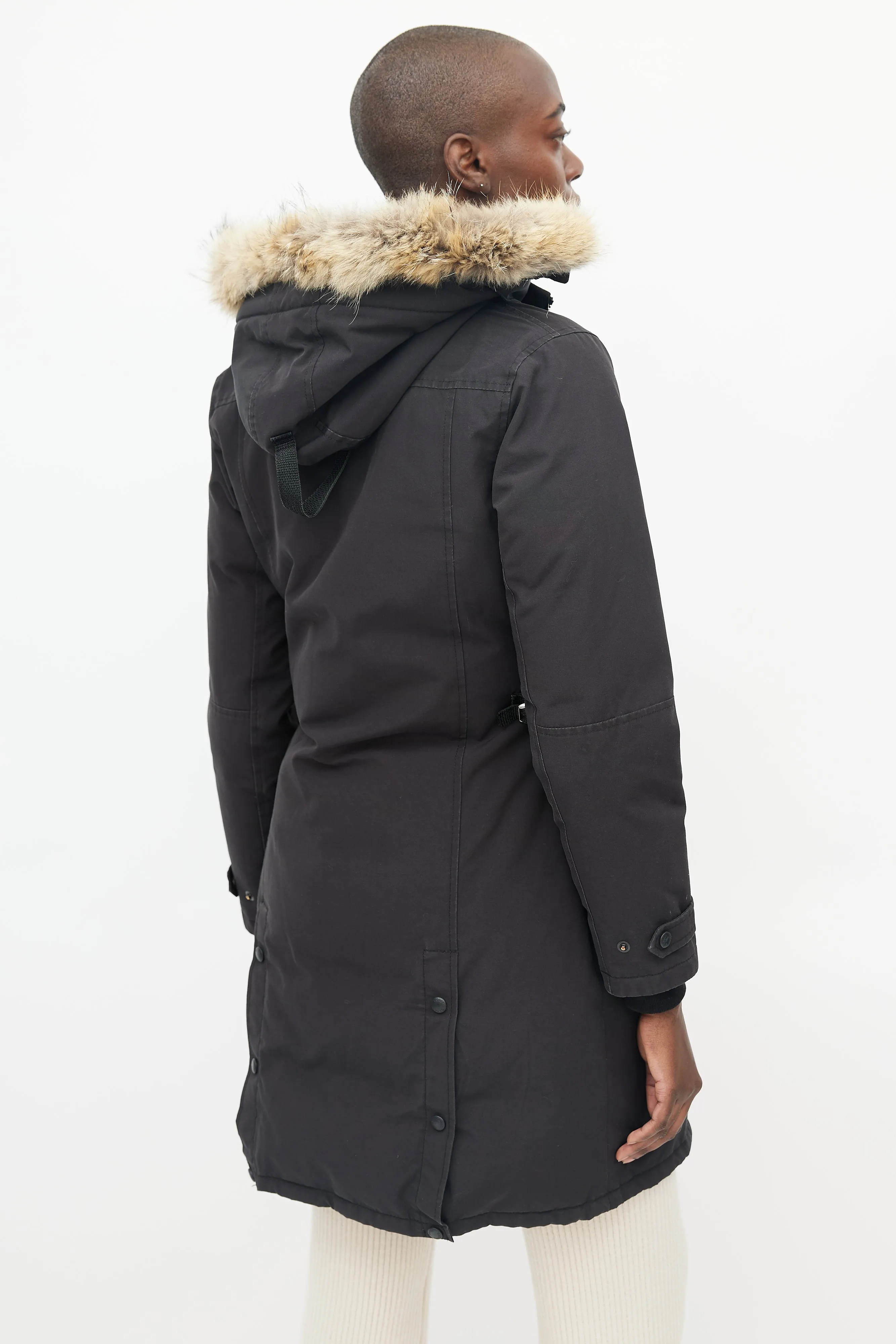 Black Fur Hood Kensington Parka