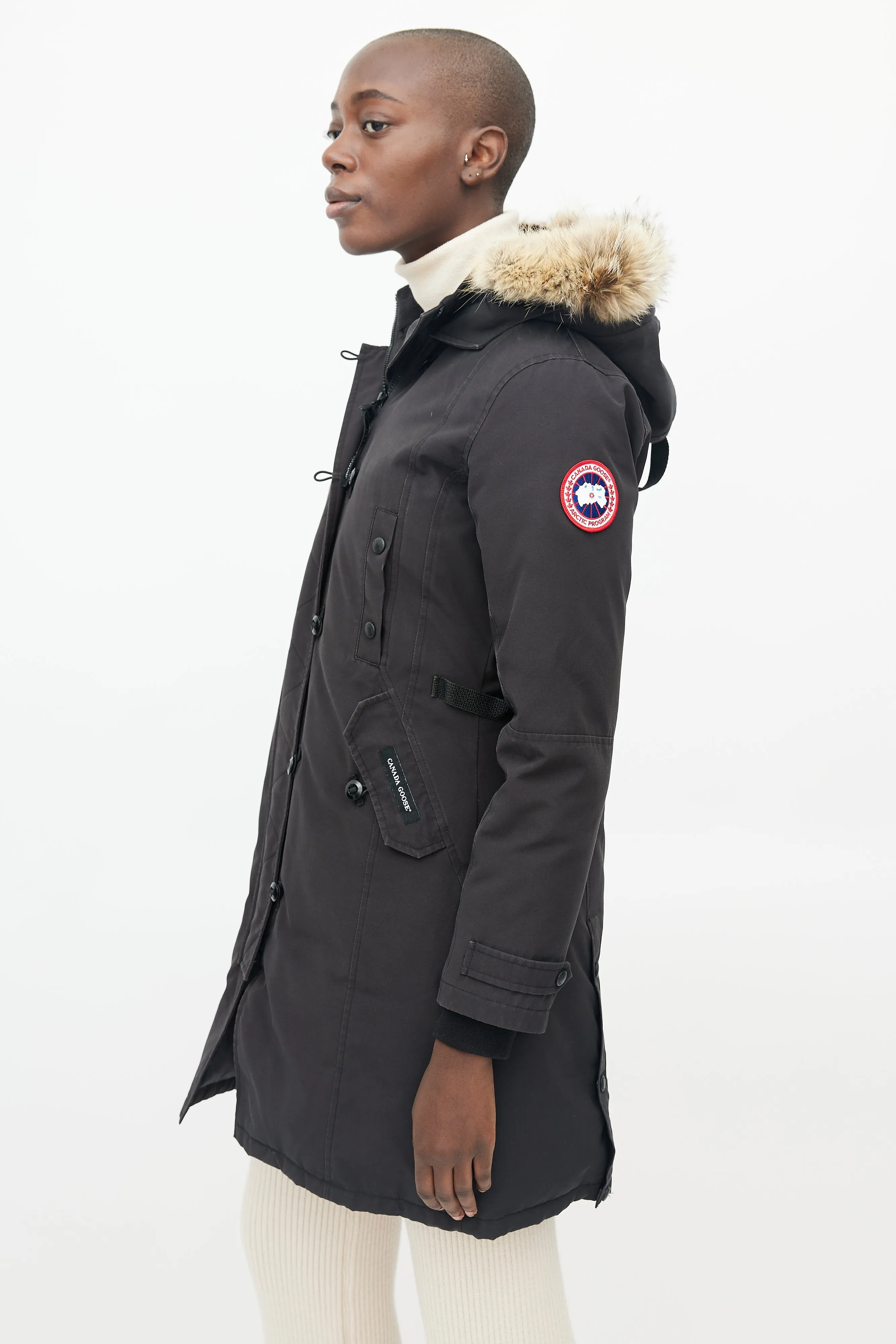 Black Fur Hood Kensington Parka