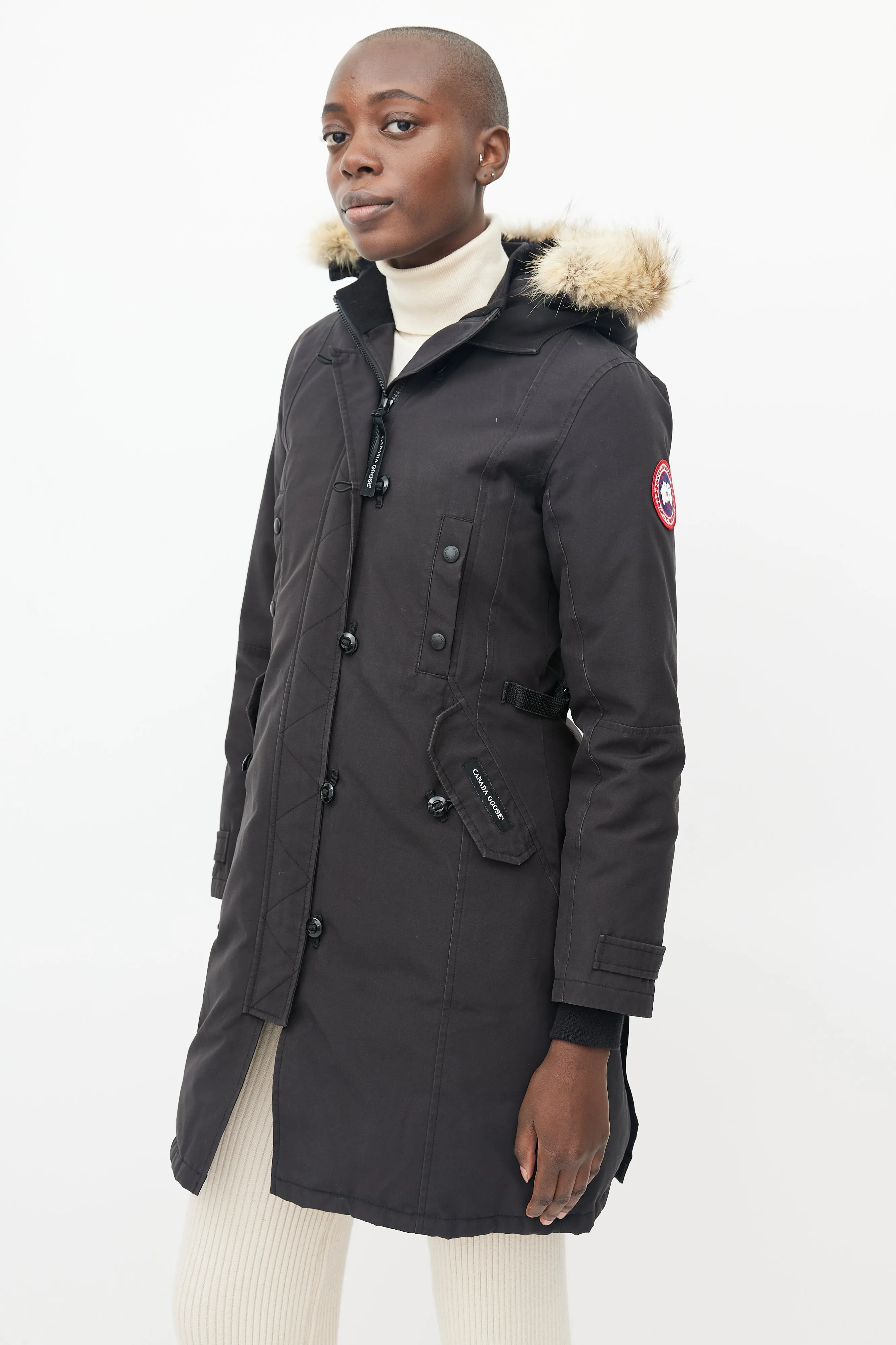 Black Fur Hood Kensington Parka