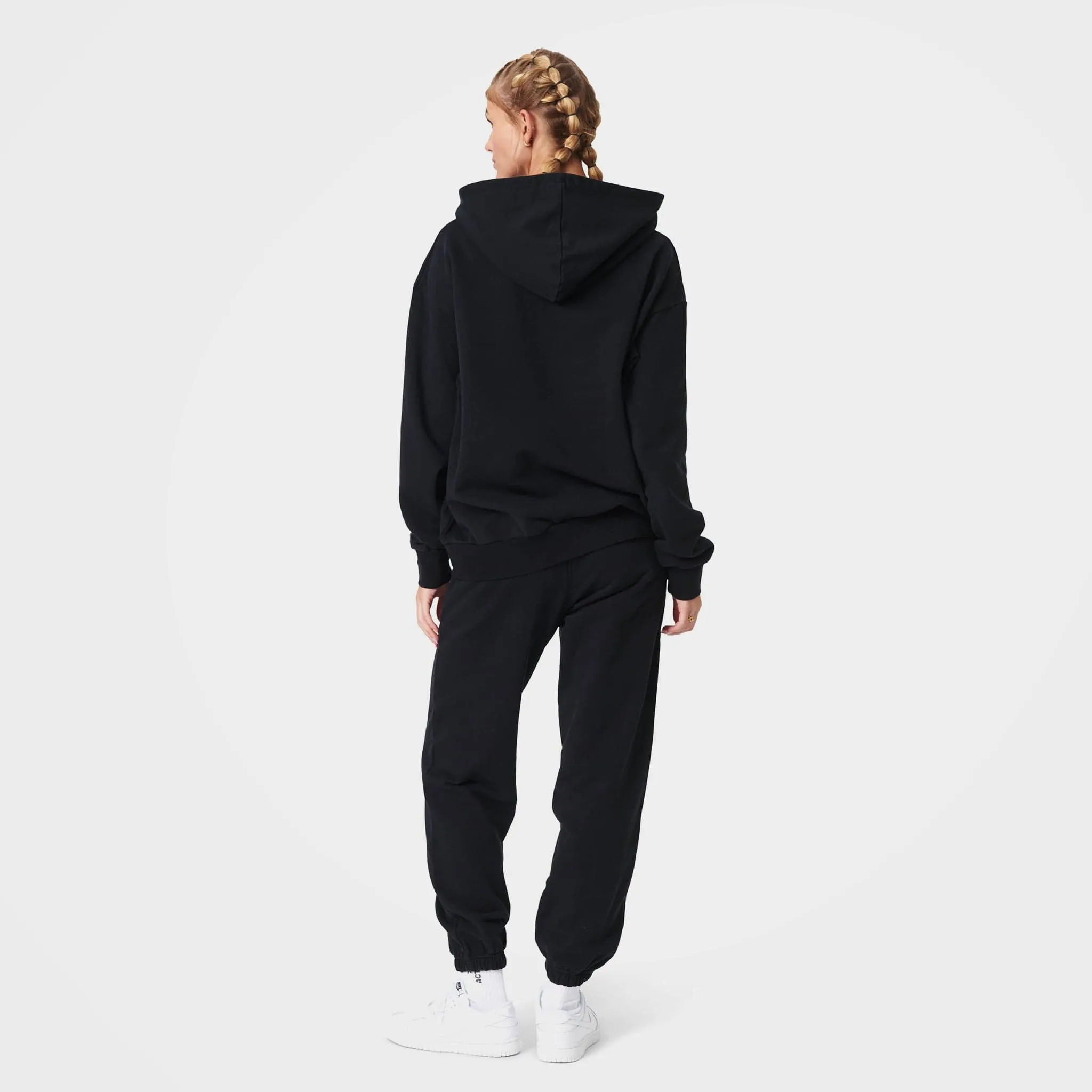 Black Organic Cotton Sweatpants by 7Days Active