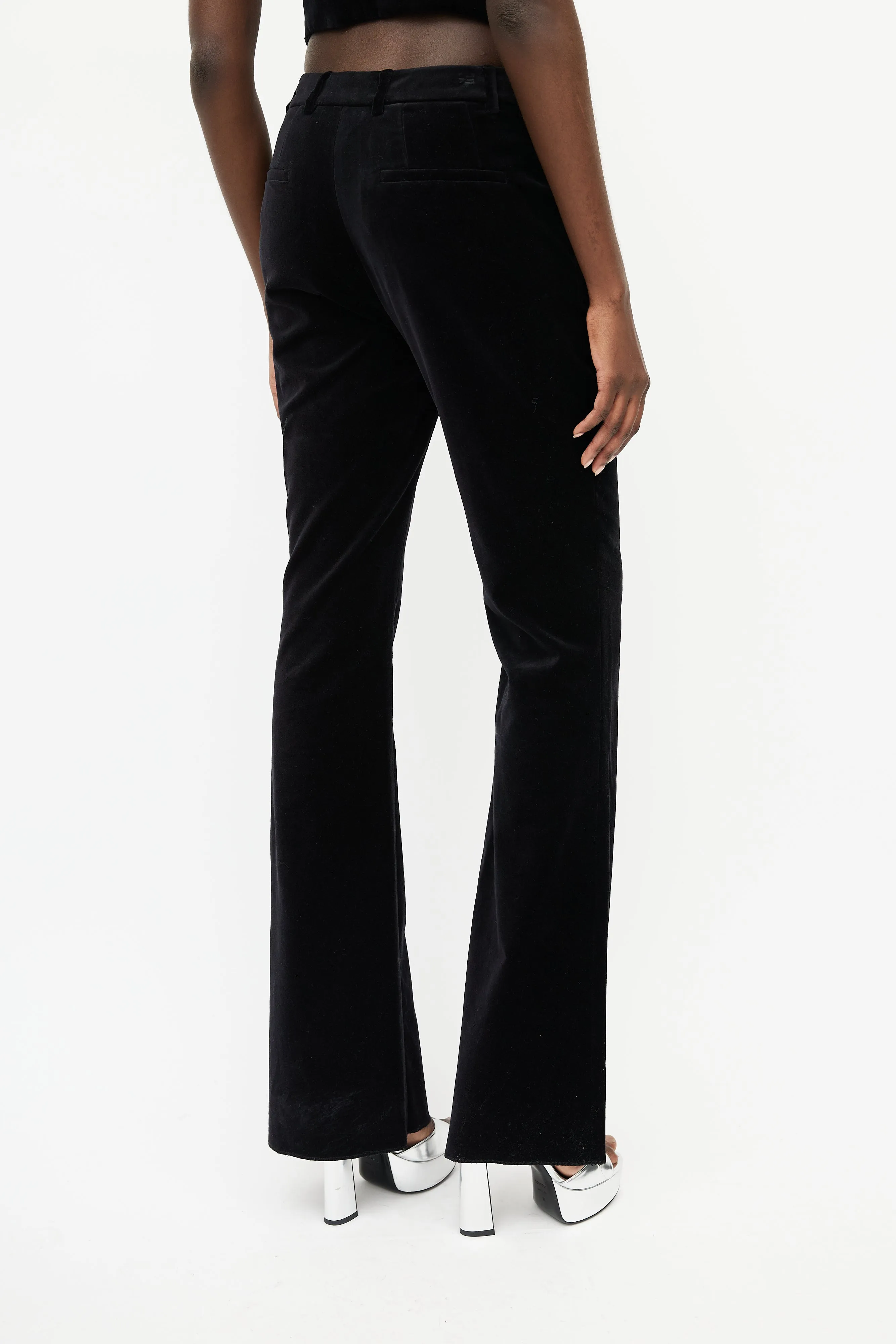 Black Velvet Vest & Pant Suit