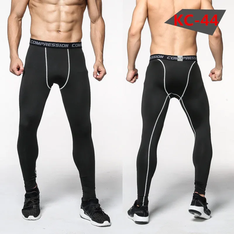 Bodybuilder Patterned Tight Compression Pants