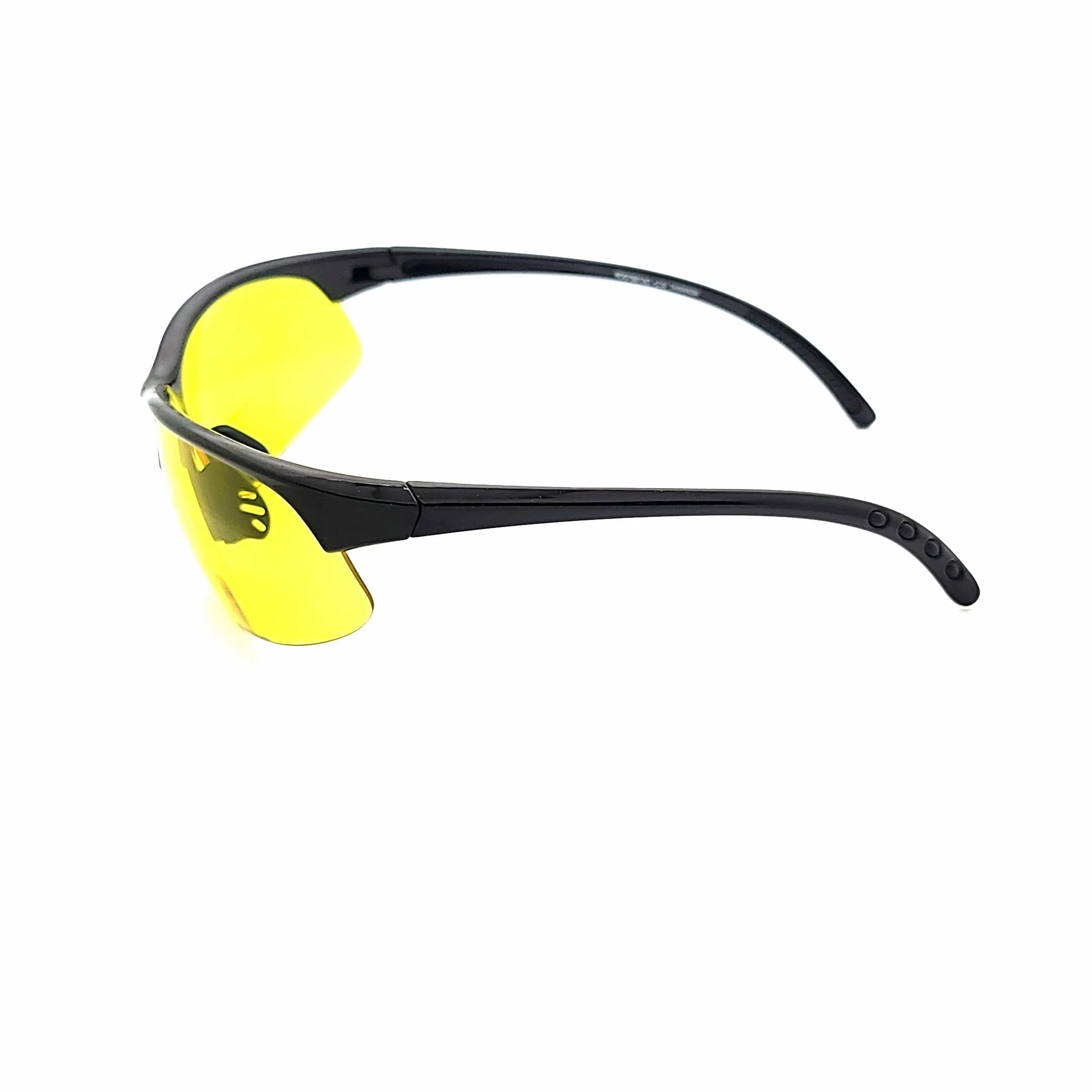 Bone Yard Half Frame Yellow Lens Bifocal Glasses For Shooting, Hunting, and Driving.