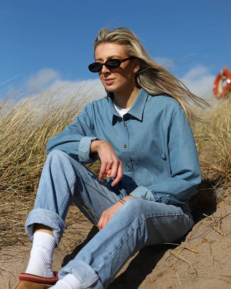 Boyfriend Shirt | Blue Denim