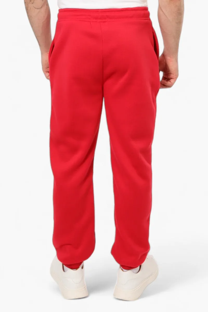 Canada Weather Gear Solid Tie Waist Joggers - Red