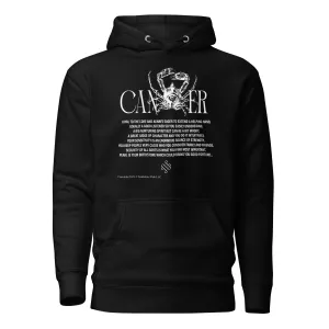 Cancer Unisex Zodiac Poetry Hoodie