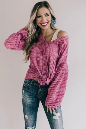 Cappuccinos and Chit Chat Knit Top