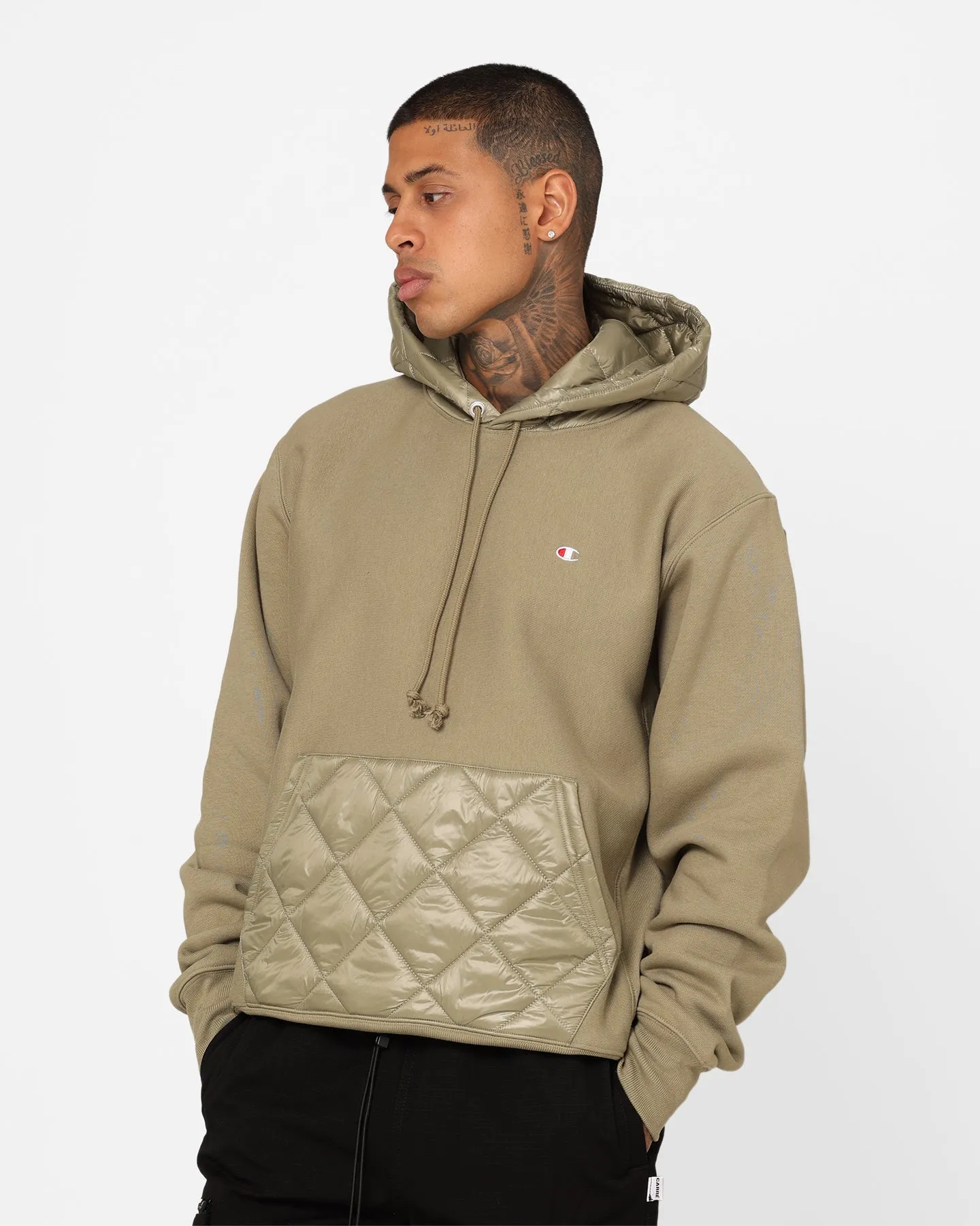 Champion Reverse Weave Puffer Hoodie Wuhoo