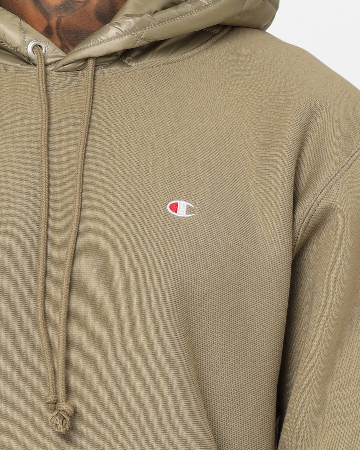 Champion Reverse Weave Puffer Hoodie Wuhoo