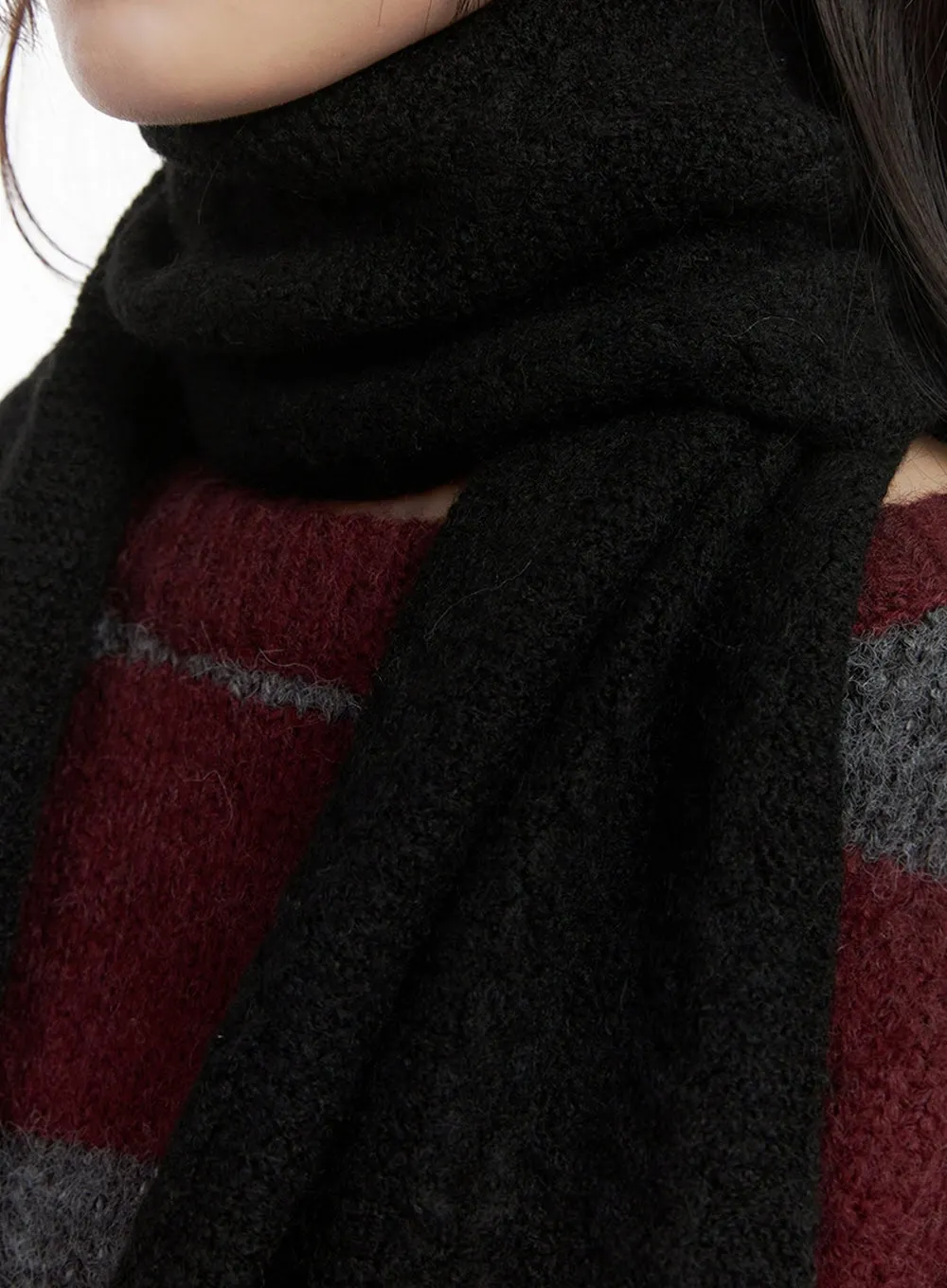 Classic Cable Knit Scarf ID402