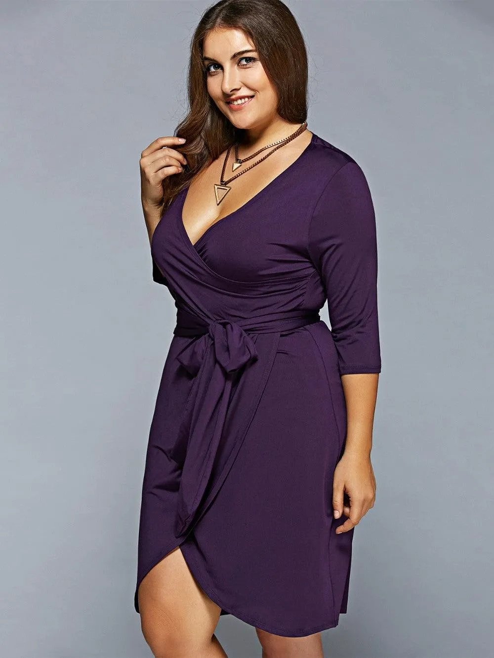 CLASSIC WRAP DRESS