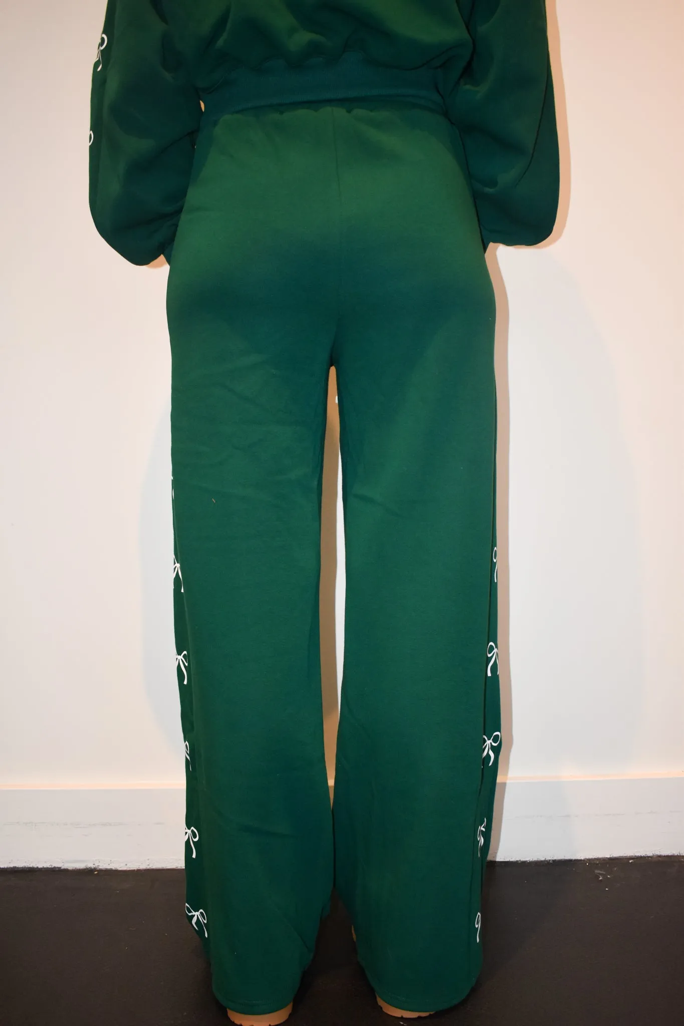 Coquette Bow Wide Leg Sweatpants