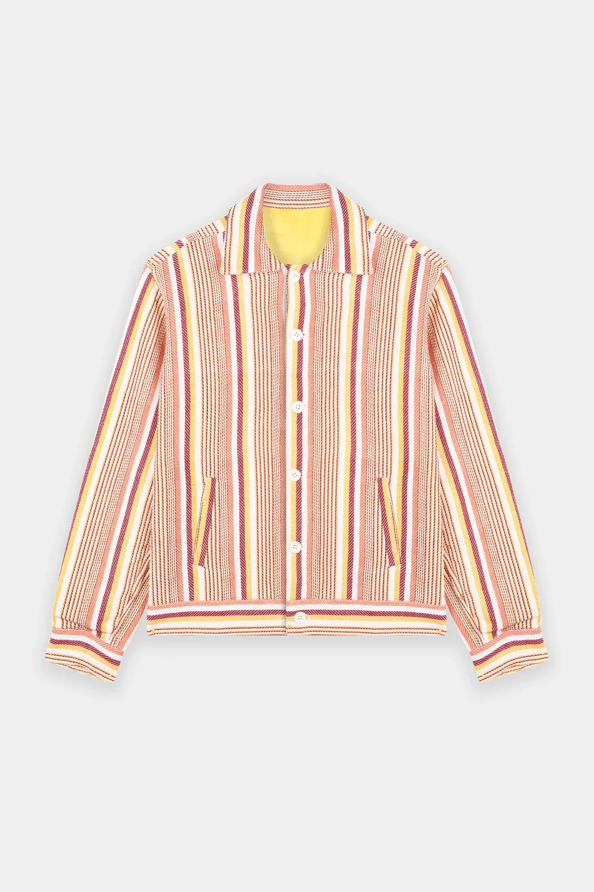 Curtis III Tailor Fitted Striped Long Sleeve Jacket