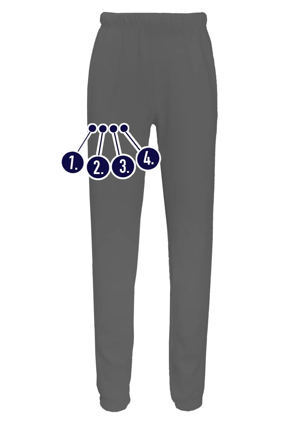 Custom Mini Embroideries Sweatpants