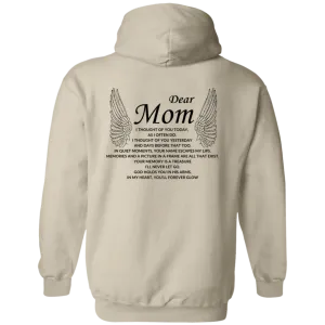 Dear Mom Pullover Hoodie